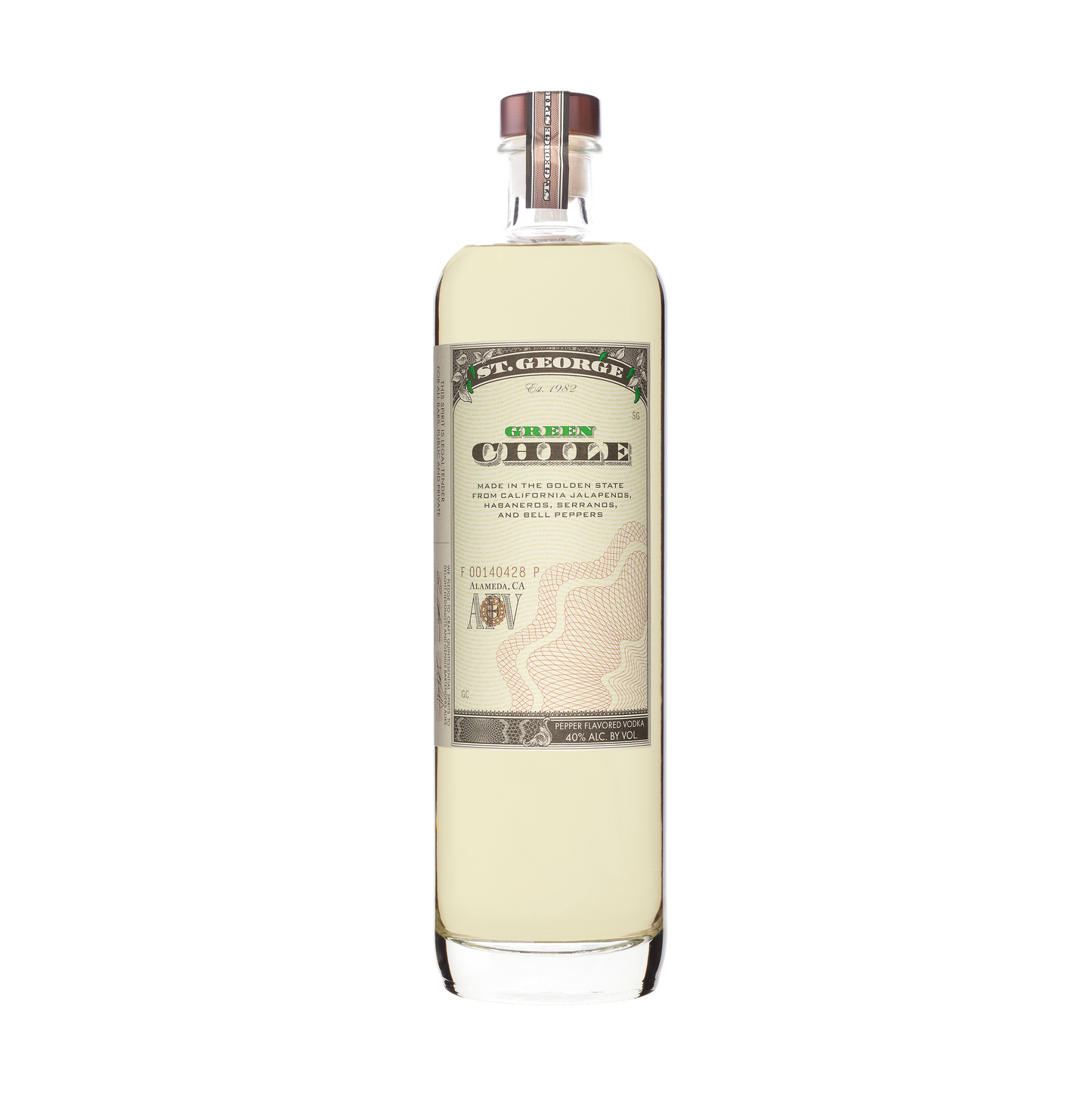 St. George Spirits Green Chile Vodka