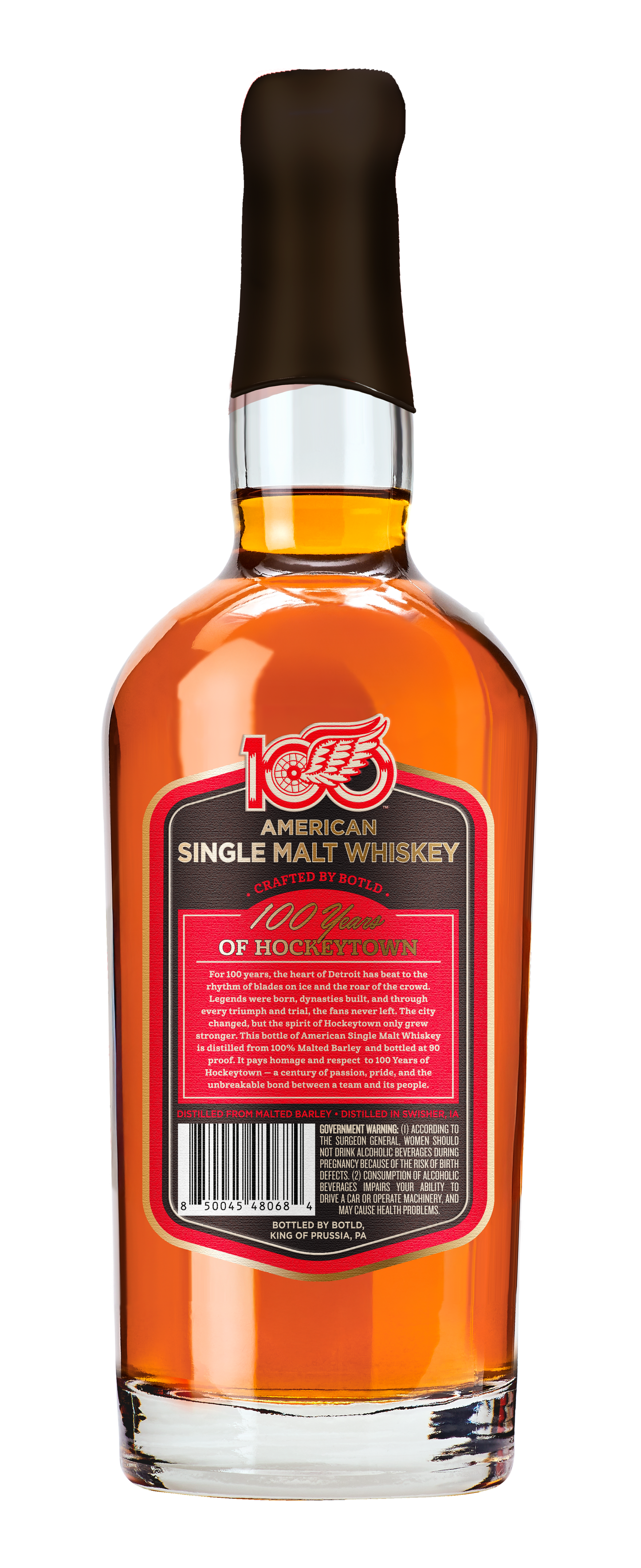 Detroit Red Wings Single Malt Whiskey Centennial Edition