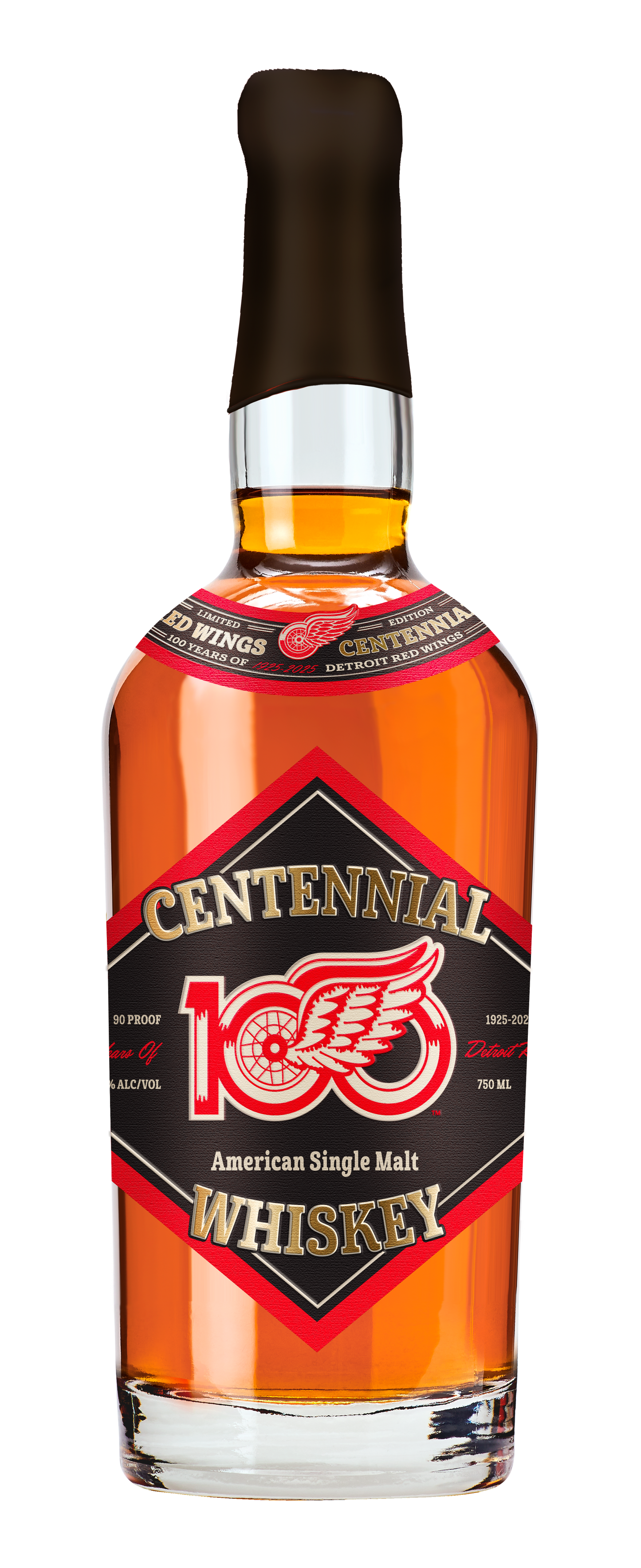 Detroit Red Wings Single Malt Whiskey Centennial Edition