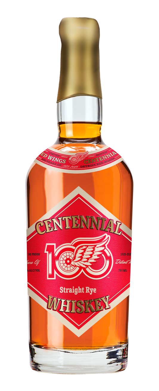 Detroit Red Wings Straight Rye Whiskey Centennial Edition