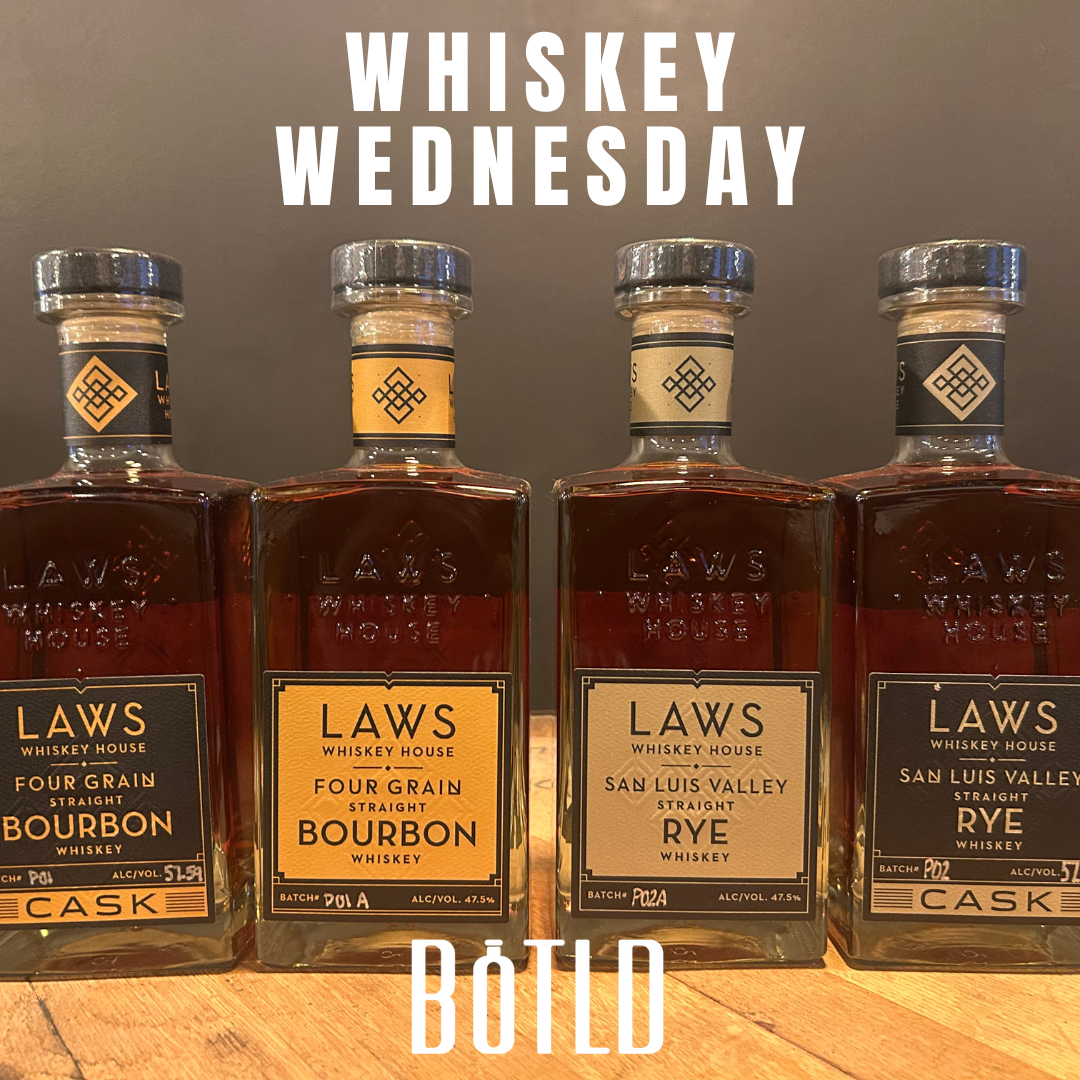 BOTLD Events - BOTLD Midtown Presents Whiskey Wednesday with Laws Whiskey House on 12/10