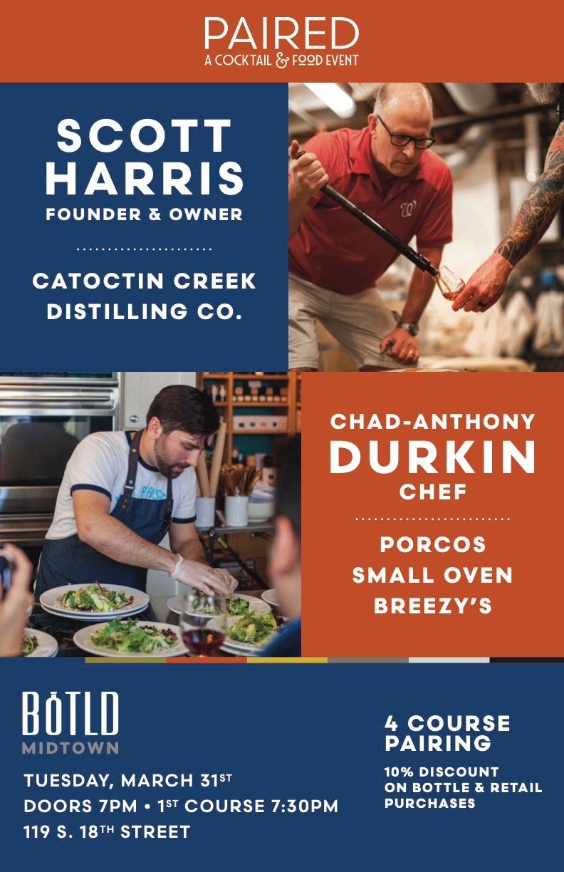 BOTLD Events - BOTLD Midtown Presents Paired - a Cocktail and Food Event
